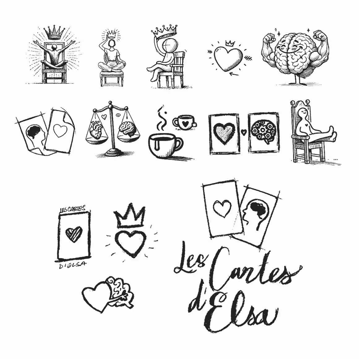 Les Cartes d'Elsa - Doodle and sketches