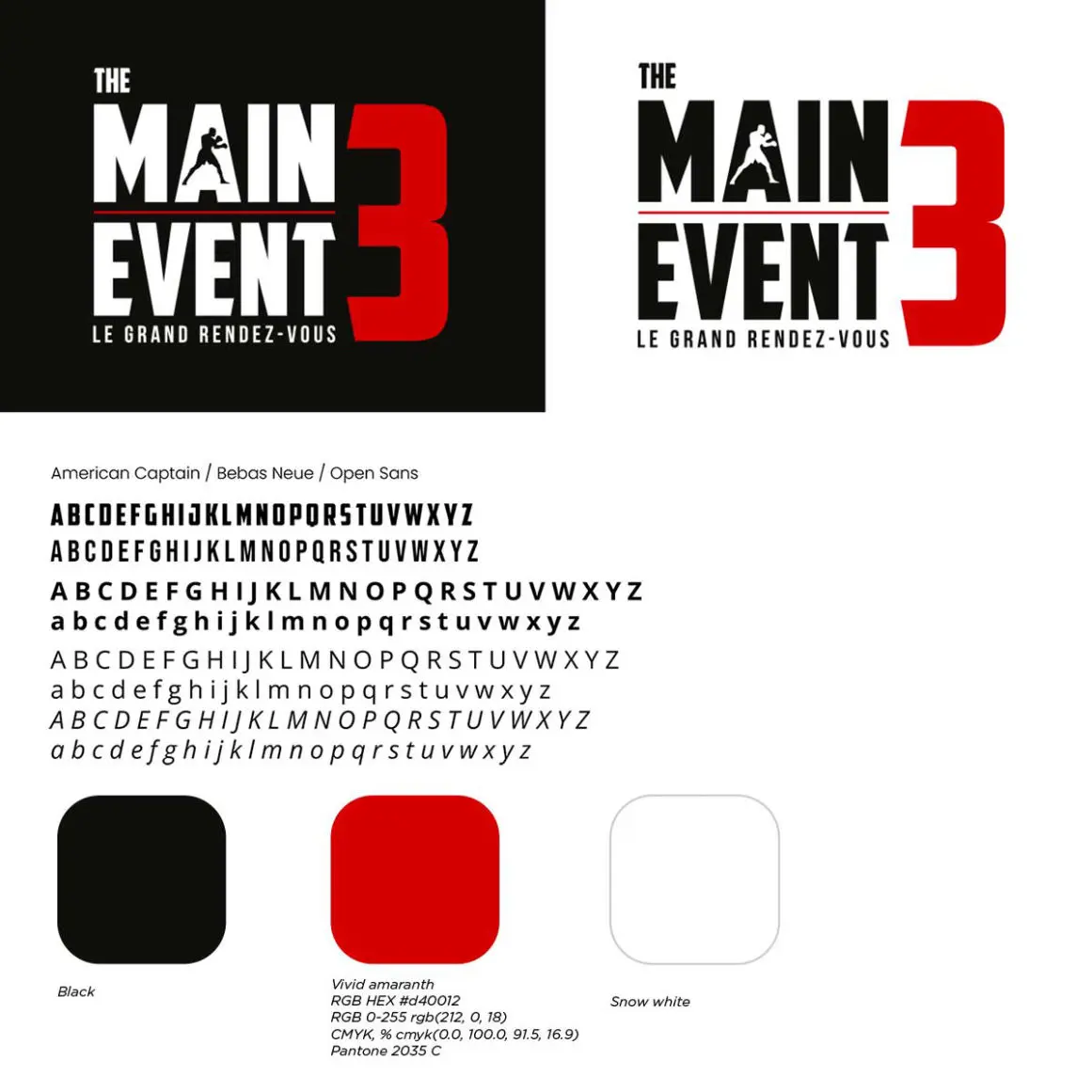 The Main Event 3 - Color palette