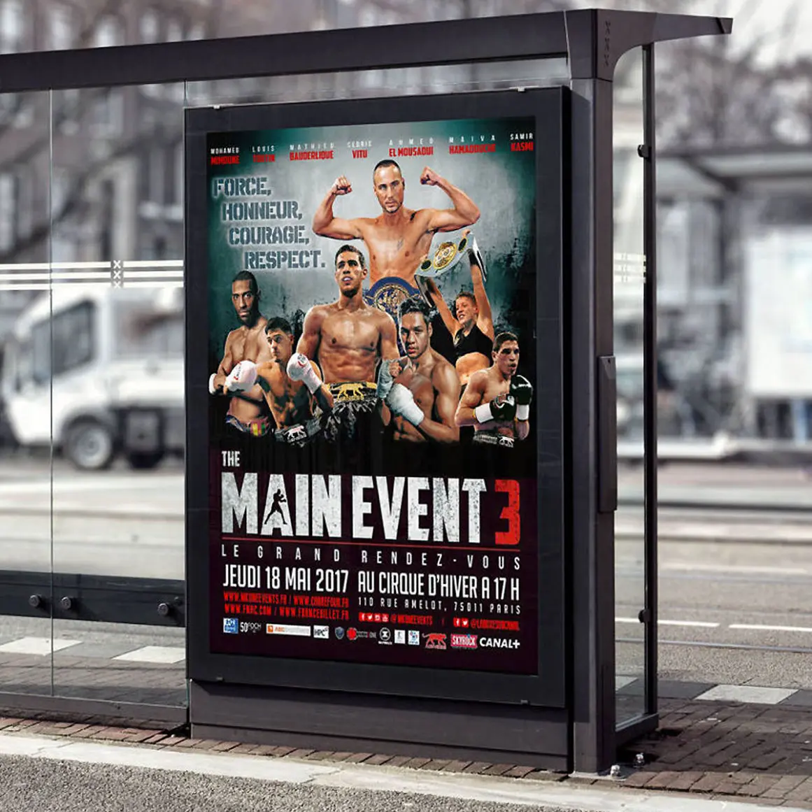 The Main Event 3 - Affiche abribus