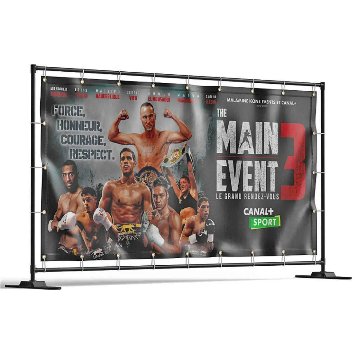 The Main Event 3 - Impression sur bâche