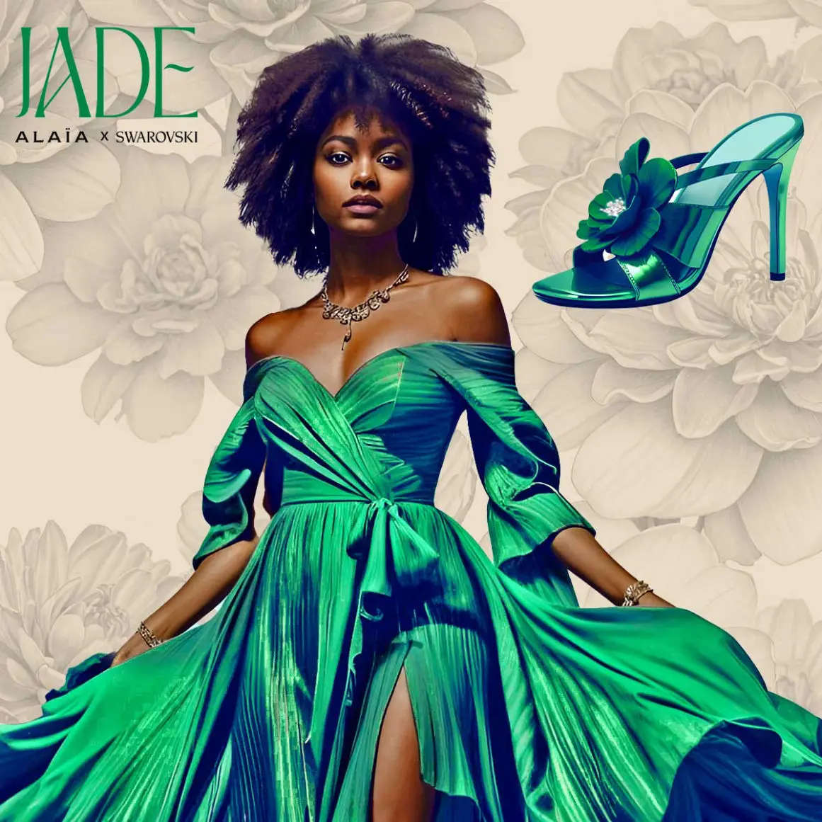 Alaïa x Swarovski - Jade - model