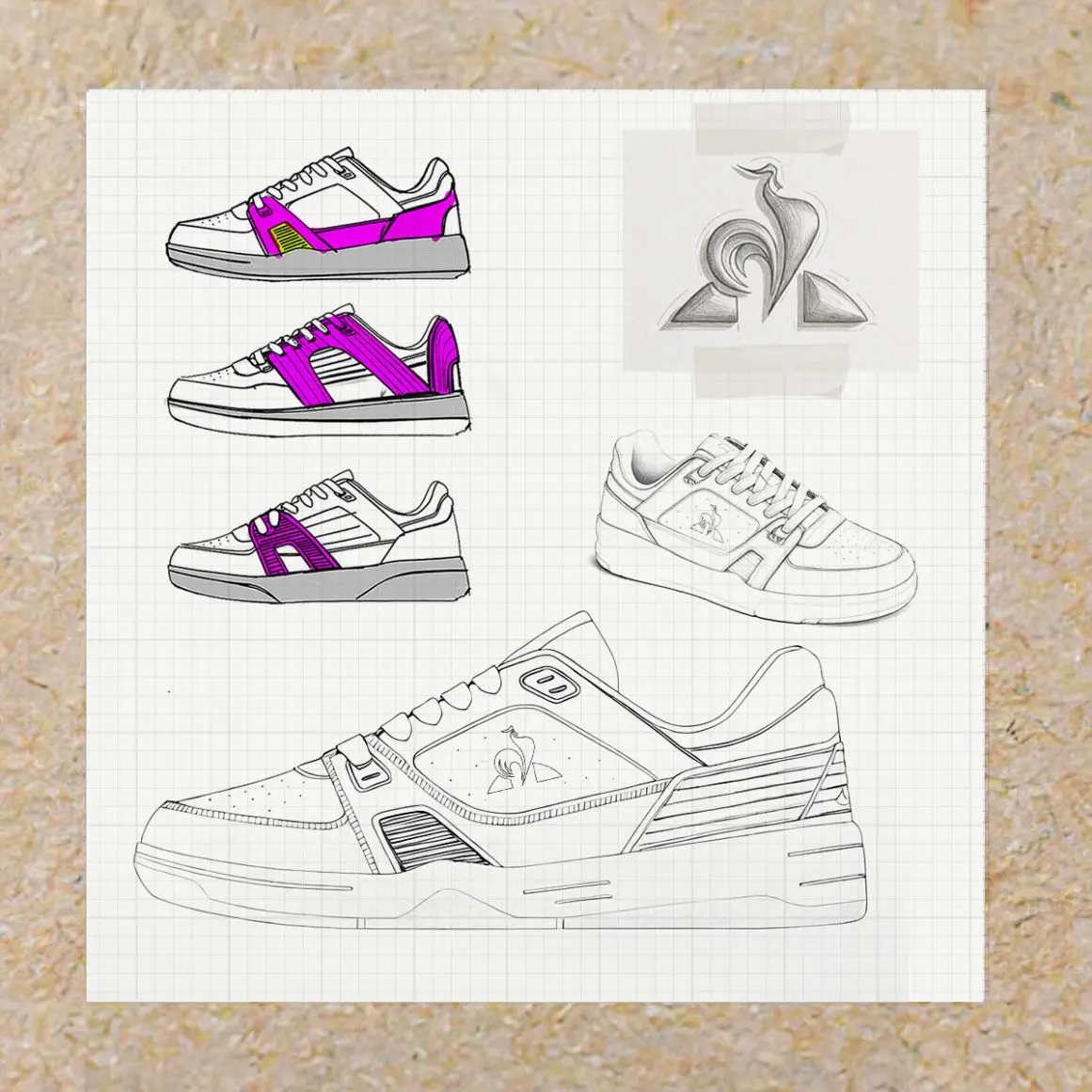 Le Coq Sportif - LCS Pro Star Perf - Sketches