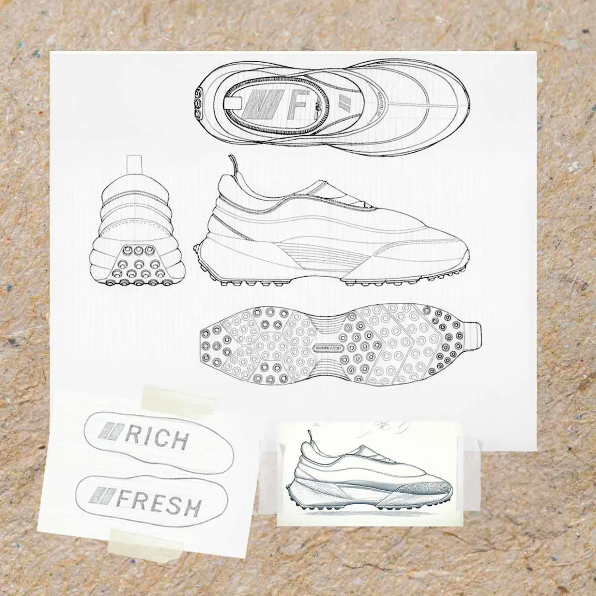 Richfresh - Jetpack - Sketches - sneakers