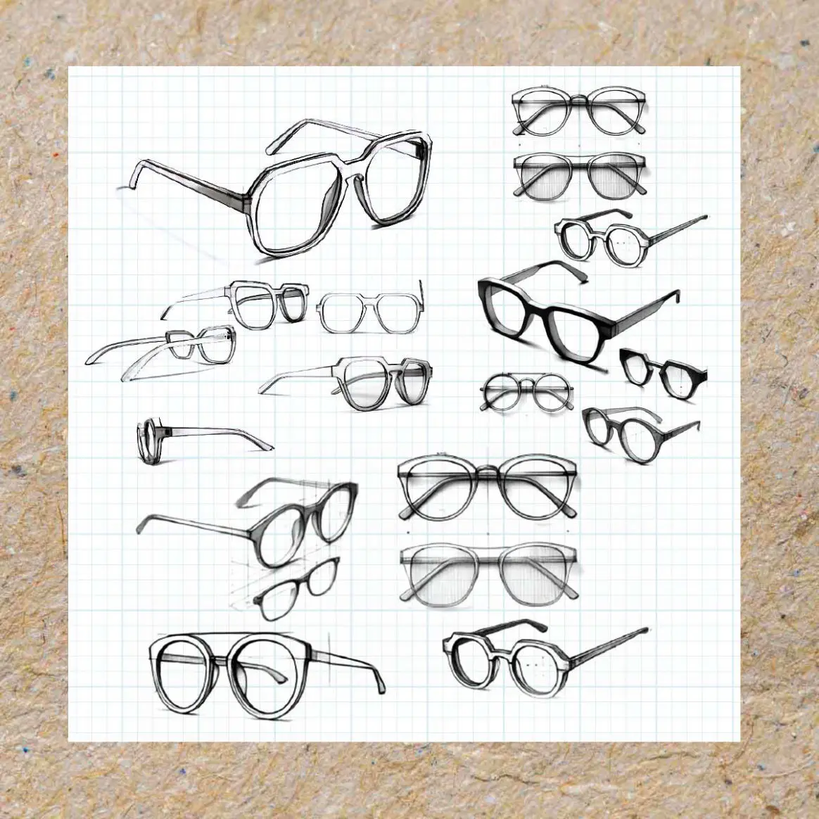 Urican eyewear - Sketches