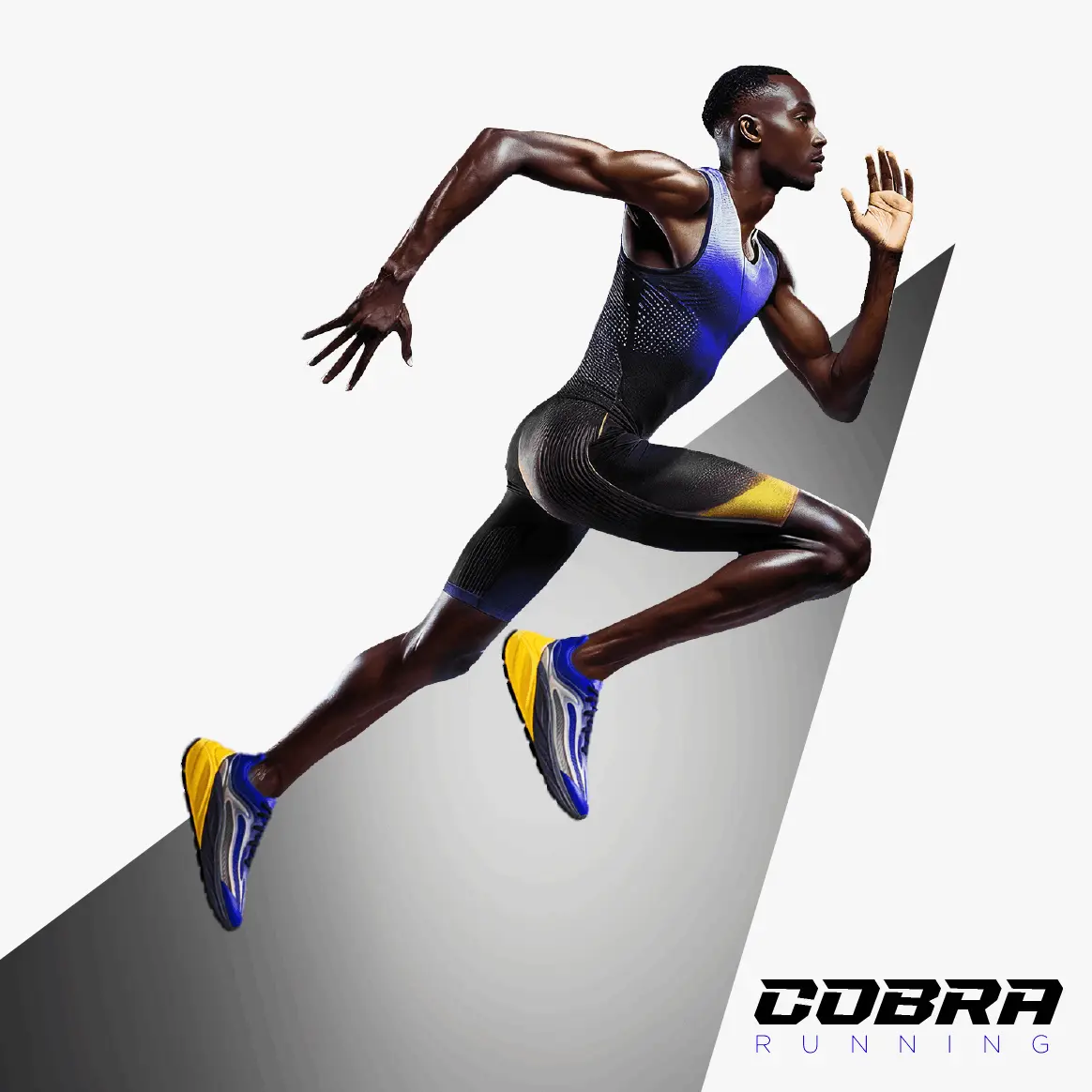 Cobra Running advertisement - runner