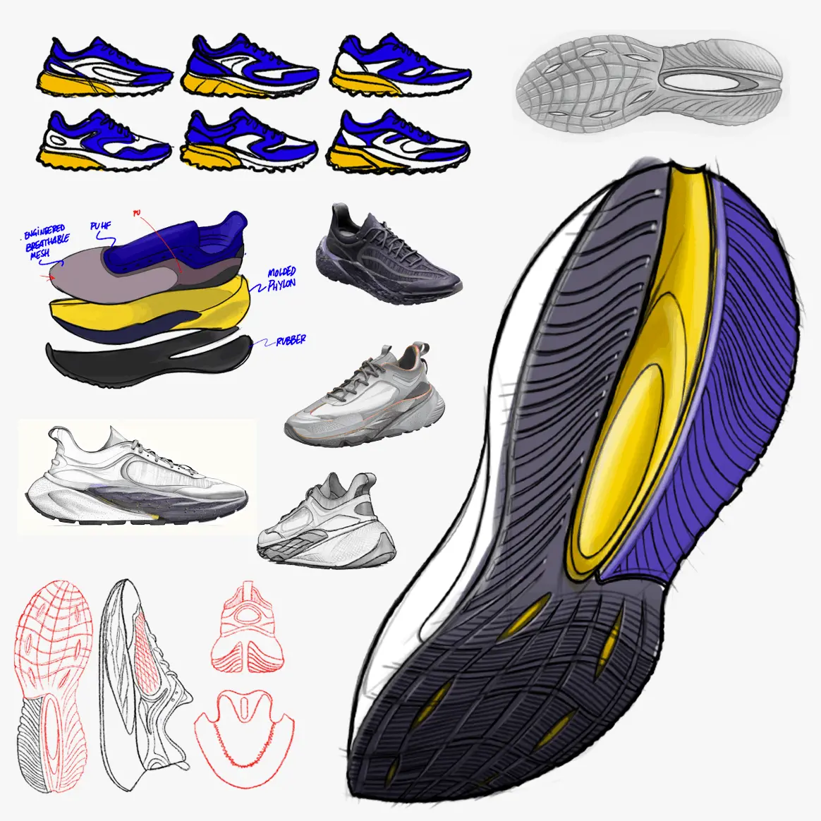 Cobra Running - Sketches